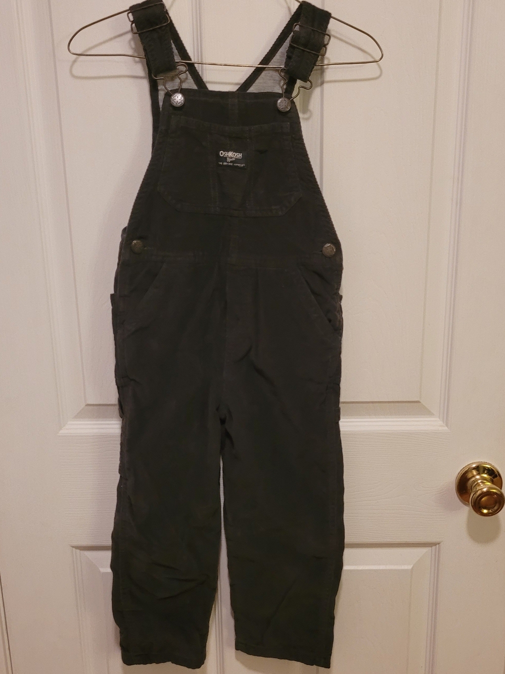 OshKosh B'gosh Brown Corduroy Overalls 5T